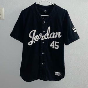 Jordan IX Birmingham Barons Stitched Baseball Jersey